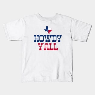 Howdy Yall Texas Cowboy #6 Kids T-Shirt